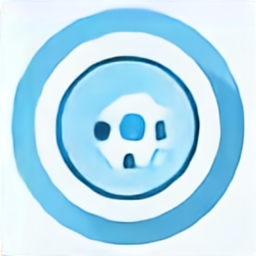 a blue circle icon, a blue circle vector graphic