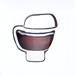 a coffee cup icon, steaming coffee mug vector graphic