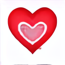 a red heart icon, red heart vector graphic