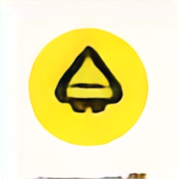 a yellow pause button icon, rectangular pause vector graphic