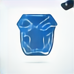 a diamond icon, blue diamond shape vector graphic